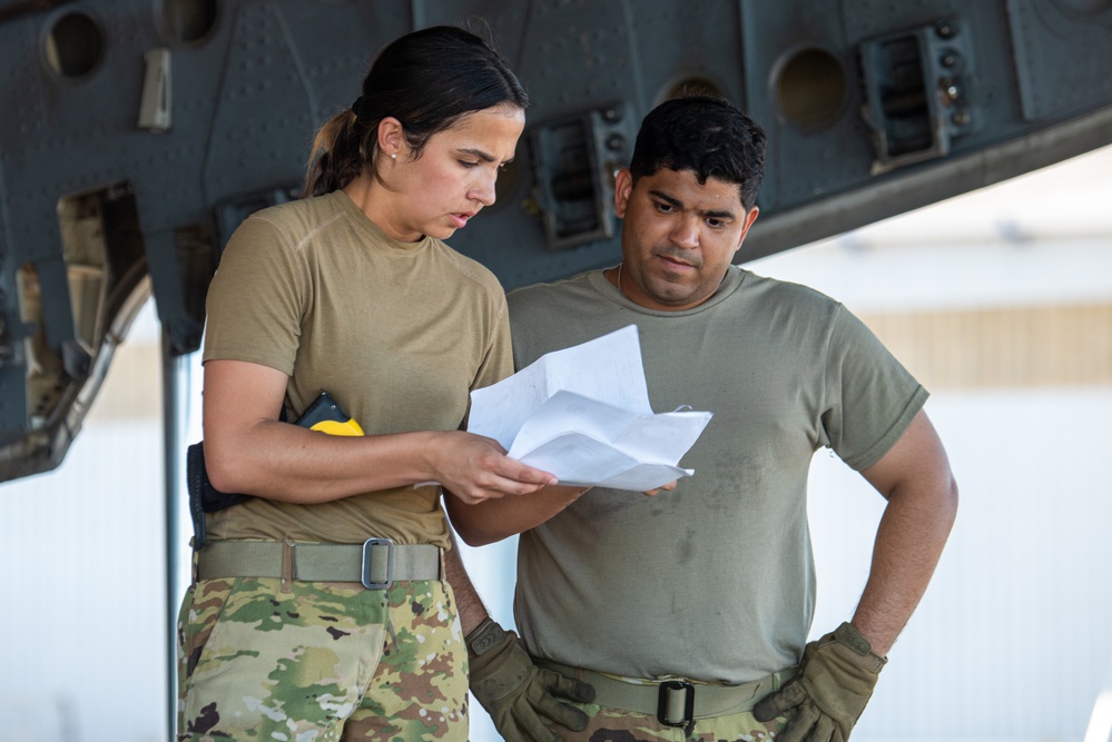 JBER aircrew, French Army work together to load Puma helicopter onto C-17