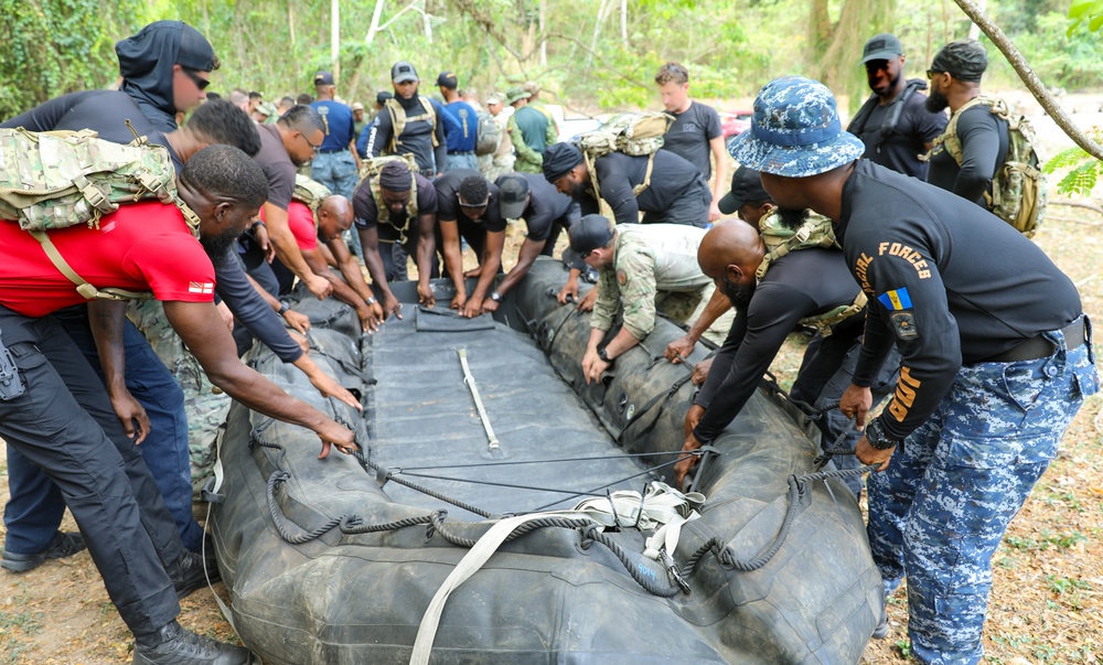 Multinational special operations forces conduct waterborne operations training at TRADEWINDS 25