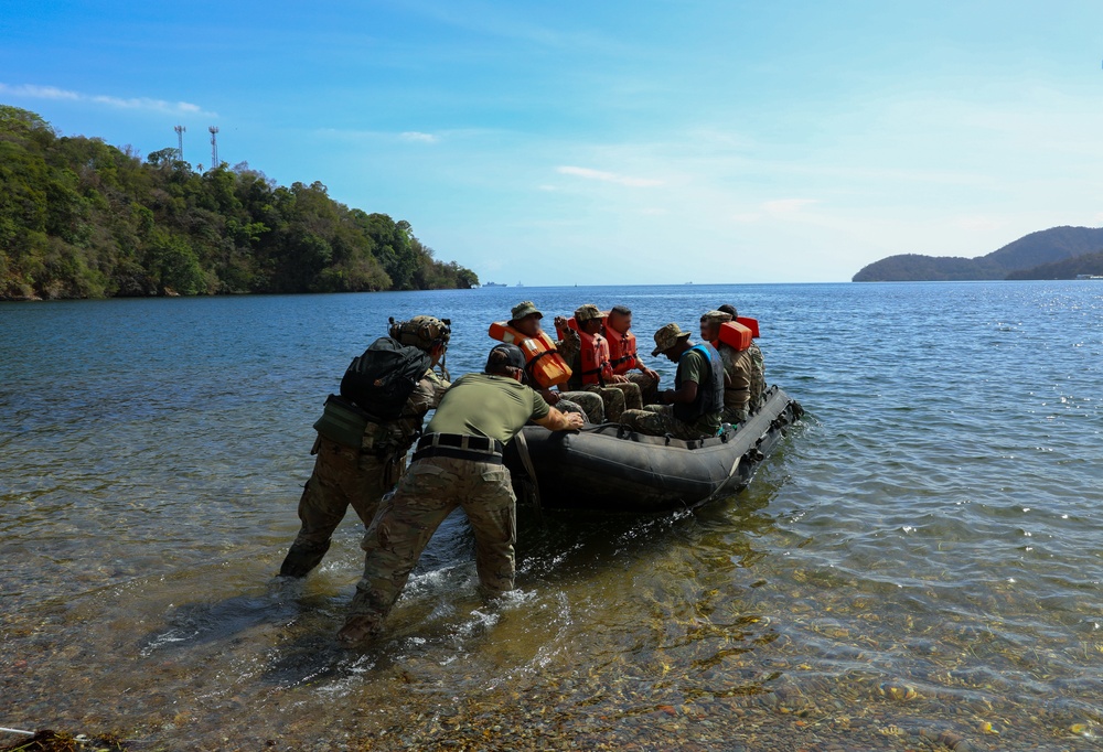 Multinational special operations forces conduct waterborne operations training at TRADEWINDS 25