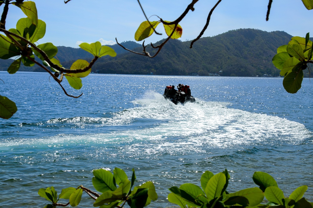 Multinational special operations forces conduct waterborne operations training at TRADEWINDS 25