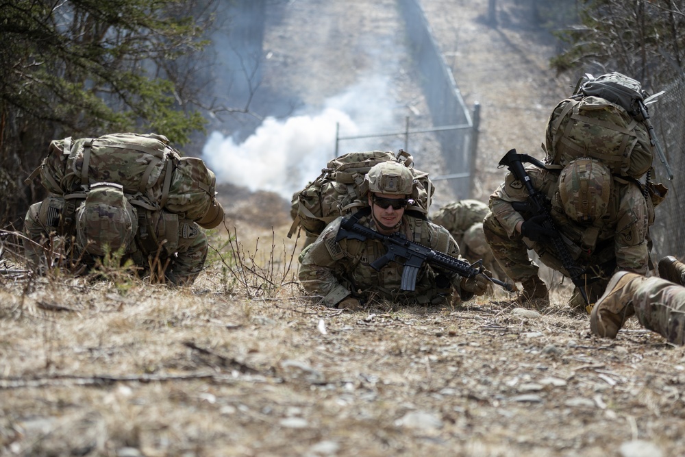 The AKARNG's 207th Multi-Functional Training Regiment conducts Infantry Advanced Leader Course
