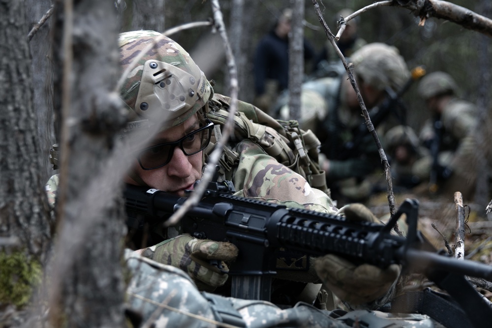 The AKARNG's 207th Multi-Functional Training Regiment conducts Infantry Advanced Leader Course