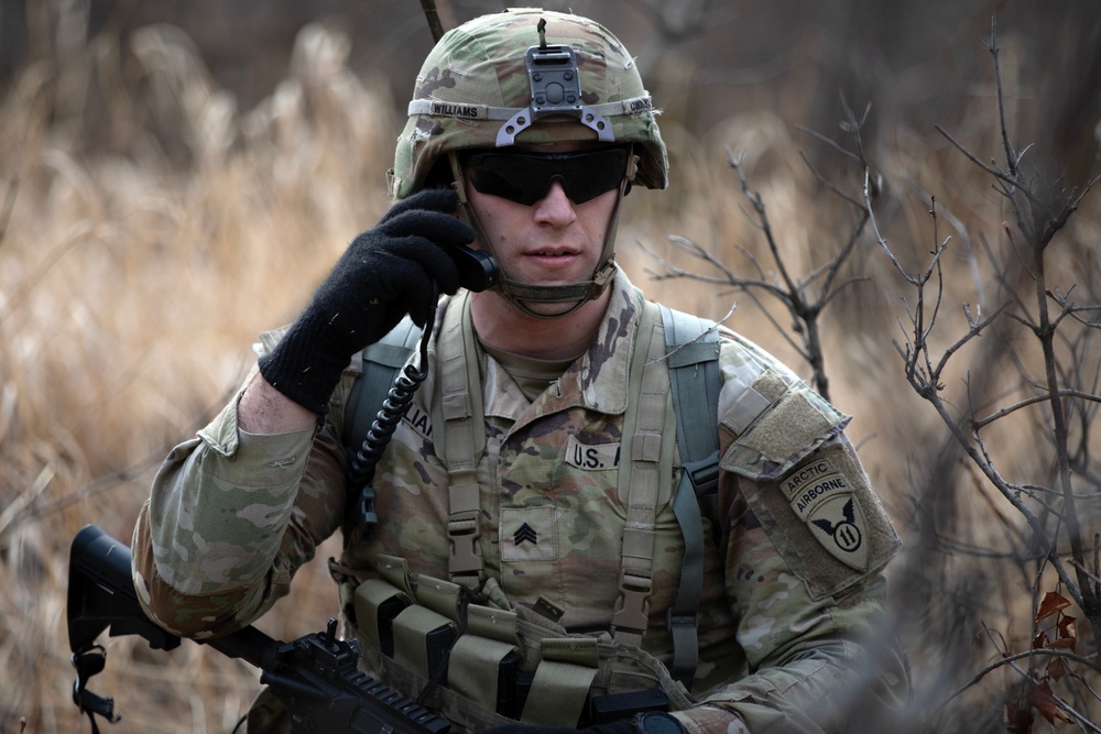 The AKARNG's 207th Multi-Functional Training Regiment conducts Infantry Advanced Leader Course