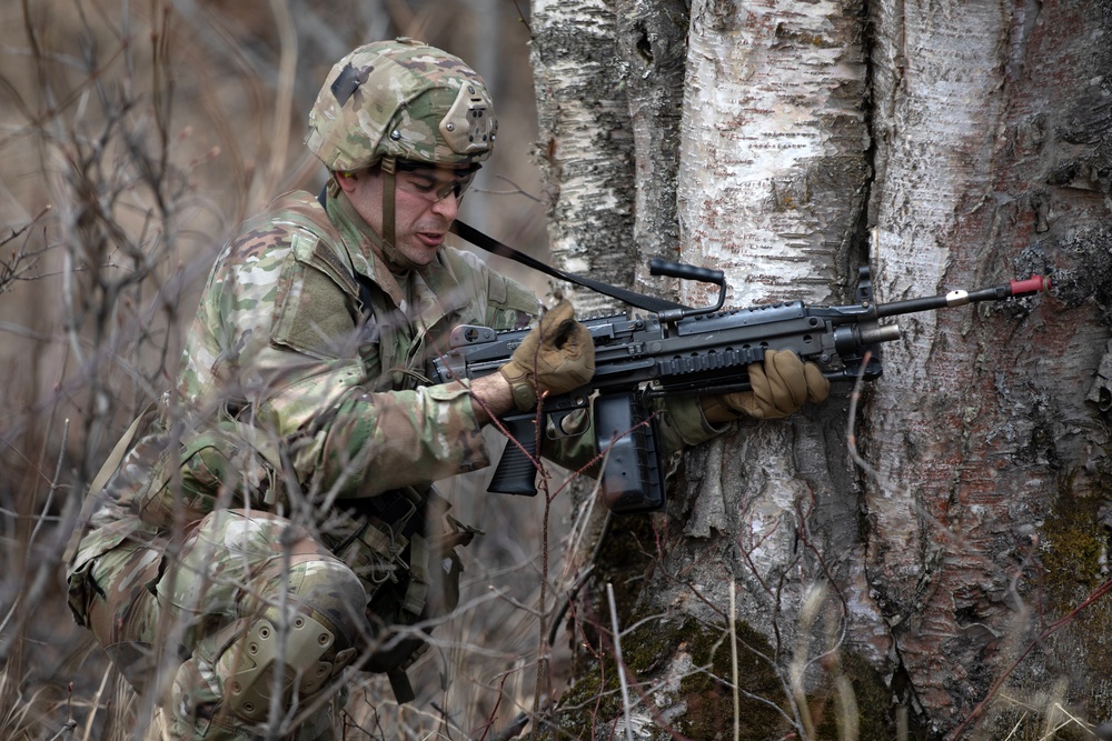 The AKARNG's 207th Multi-Functional Training Regiment conducts Infantry Advanced Leader Course