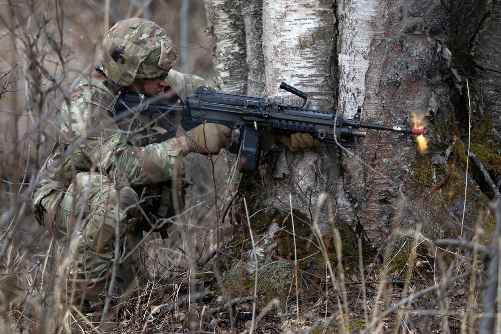 The AKARNG's 207th Multi-Functional Training Regiment conducts Infantry Advanced Leader Course