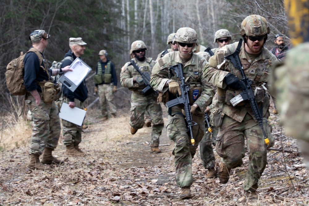 The AKARNG's 207th Multi-Functional Training Regiment conducts Infantry Advanced Leader Course