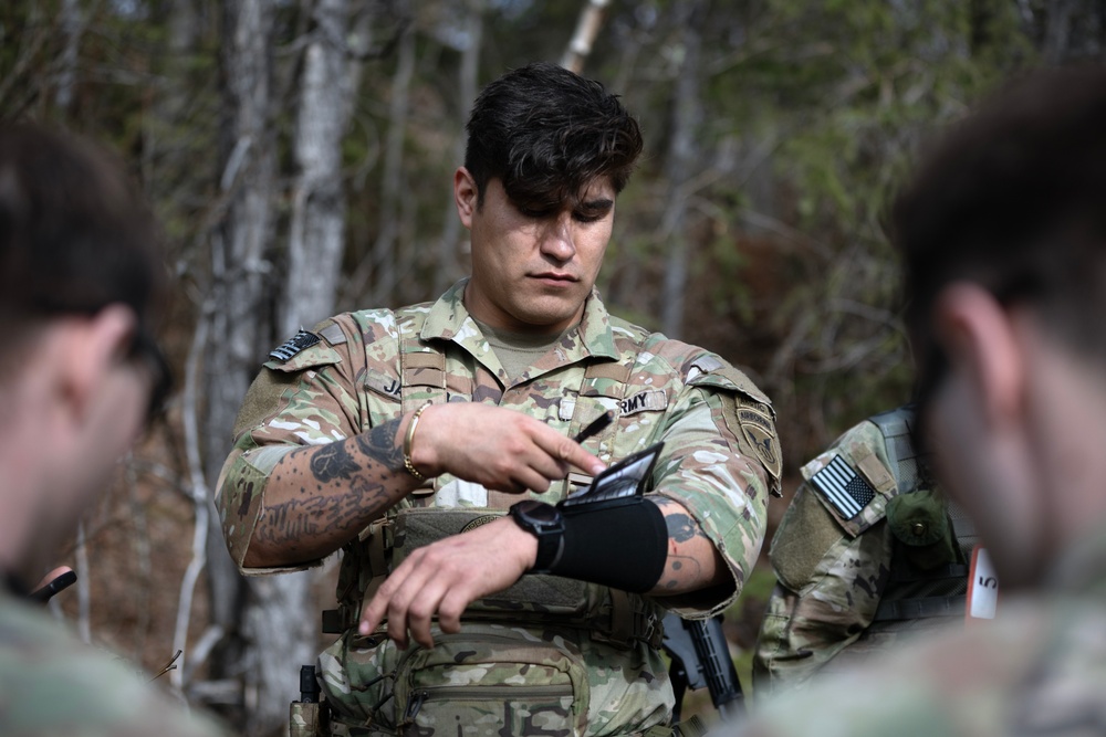 The AKARNG's 207th Multi-Functional Training Regiment conducts Infantry Advanced Leader Course