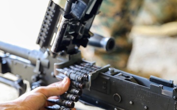 U.S. Marines and Partner Nation Forces cross-train on marksmanship for an integrated weapons strategy