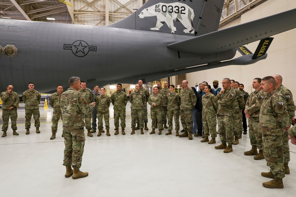 In Alaska, Nordhaus sees National Guardsmen defending the homeland, enabling global power projection