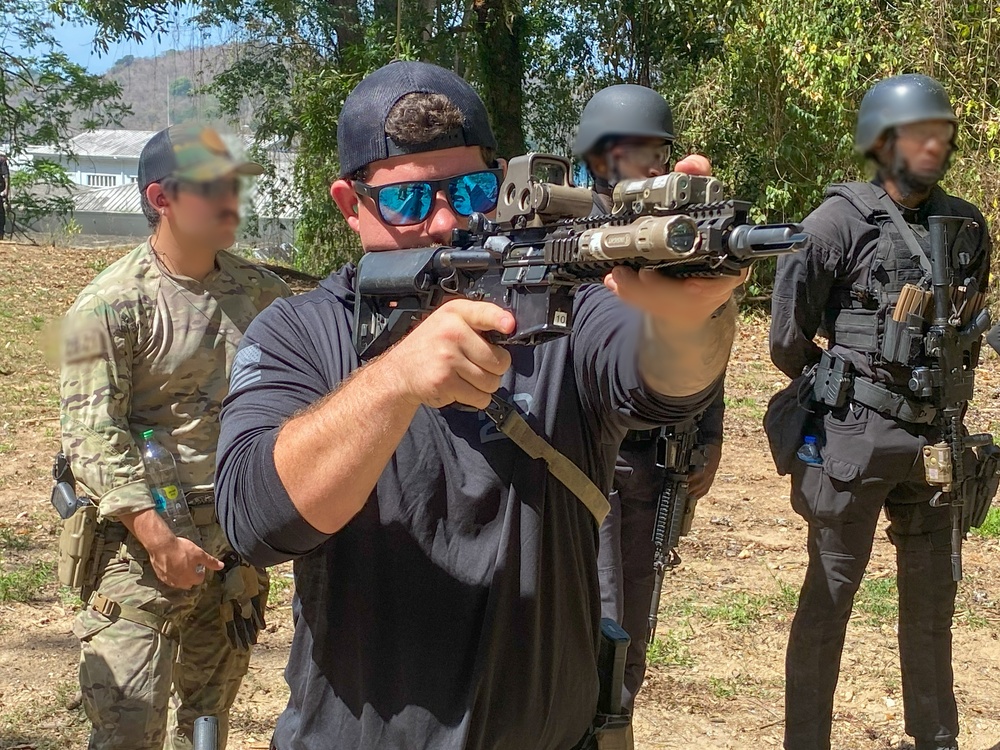 Multinational special operation forces conduct advanced marksmanship techniques during TW25 exercise