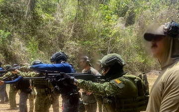 Multinational special operation forces conduct advanced marksmanship techniques during TW25