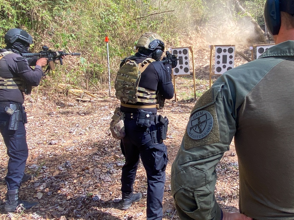Multinational special operation forces conduct advanced marksmanship techniques during TW25
