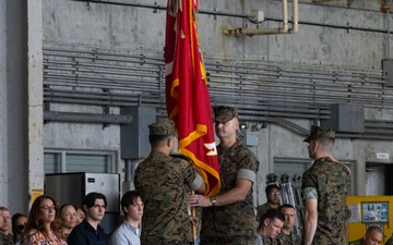 VMM-262 holds change of command ceremony