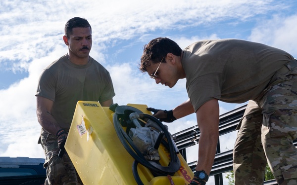 156th Communications Squadron Training at Punta Borinquen Air National Guard Station