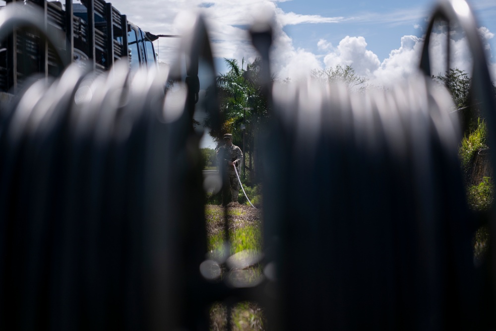 156th Communications Squadron Training at Punta Borinquen Air National Guard Station