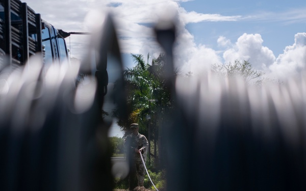 156th Communications Squadron Training at Punta Borinquen Air National Guard Station
