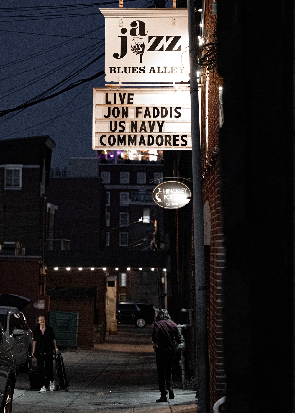Jon Faddis with the US Navy Commodores