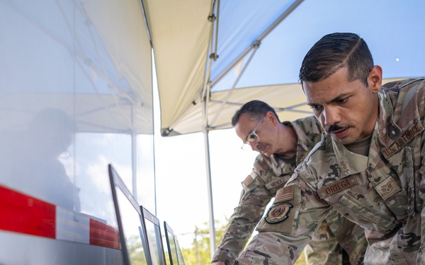 156th Communications Squadron Training at Punta Borinquen Air National Guard Station