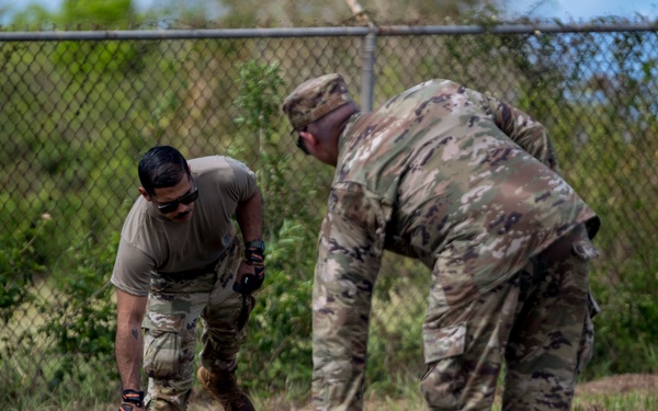 156th Communications Squadron Training at Punta Borinquen Air National Guard Station