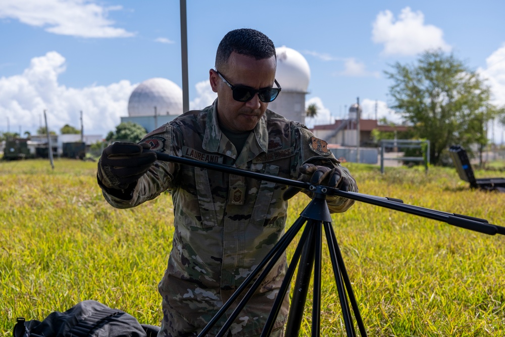 156th Communications Squadron Training at Punta Borinquen Air National Guard Station