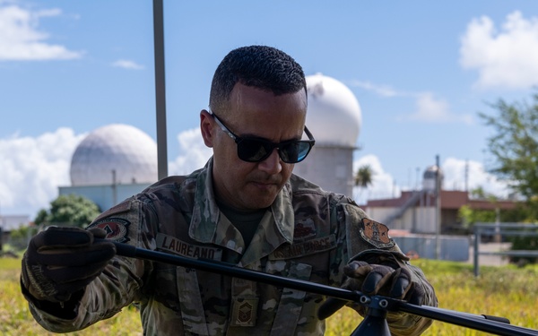 156th Communications Squadron Training at Punta Borinquen Air National Guard Station