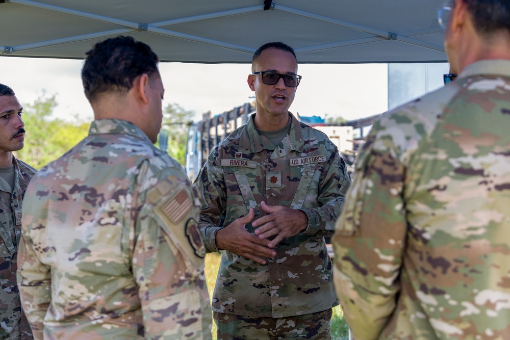156th Communications Squadron Training at Punta Borinquen Air National Guard Station