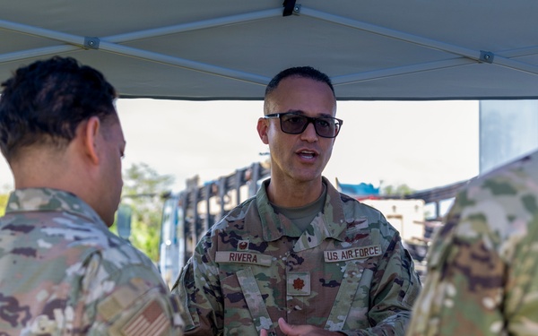 156th Communications Squadron Training at Punta Borinquen Air National Guard Station