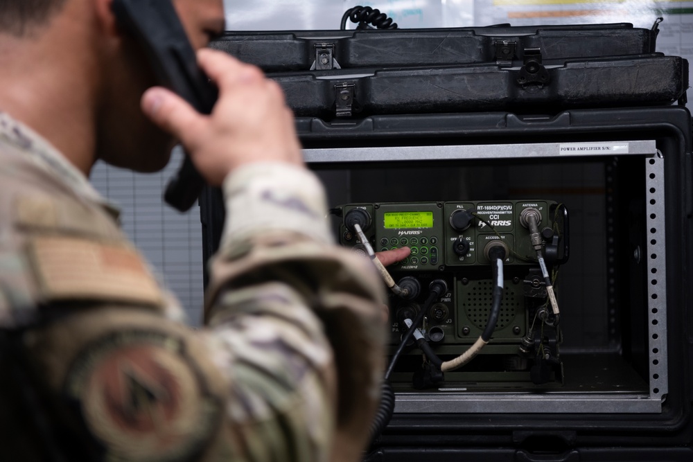 156th Communications Squadron Training at Punta Borinquen Air National Guard Station