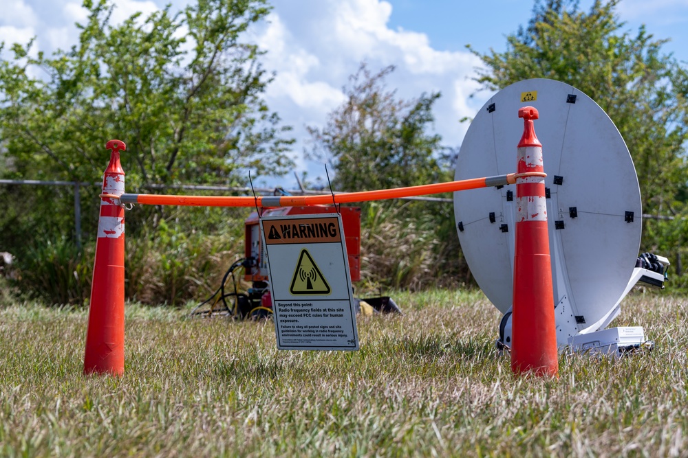 156th Communications Squadron Training at Punta Borinquen Air National Guard Station