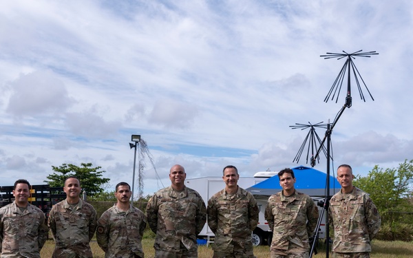 156th Communications Squadron Training at Punta Borinquen Air National Guard Station