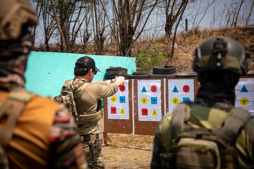 Headline: Balikatan 2025: Philippines, U.S. Naval Special Warfare  conduct static range and close quarter combat training