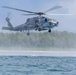 Search and Rescue Swimmers from HSM 49 det. 4 Practice Jumps off the Coast of Diego Garcia
