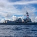 USS Ralph Johnson Sails Near Diego Garcia