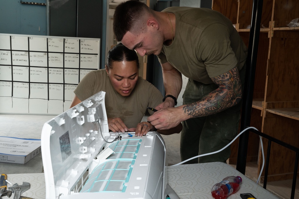 The 379th ECES shop keeps it cool for the summer