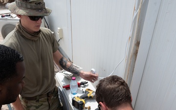 The 379th ECES shop keeps it cool for the summer