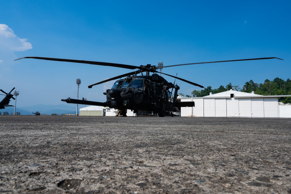 Balikatan 25: 353 SOW conducts helicopter air-to-air refueling with 160 SOAR