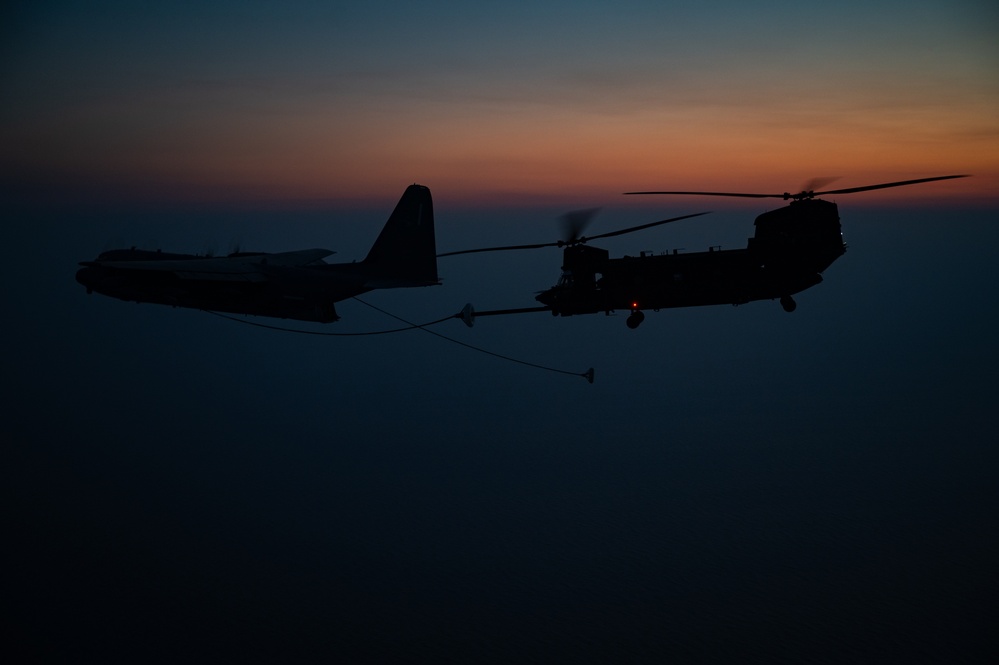 Balikatan 25: 353 SOW conducts helicopter air-to-air refueling with 160 SOAR