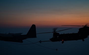 Balikatan 25: 353 SOW conducts helicopter air-to-air refueling with 160 SOAR