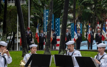 US, French and New Caledonian Leaders Participate in Wreath-Laying Ceremony