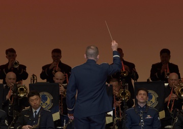 Thrills, Chills, Drills: Fussa City hosts PACAF Band, Drill Team Performances