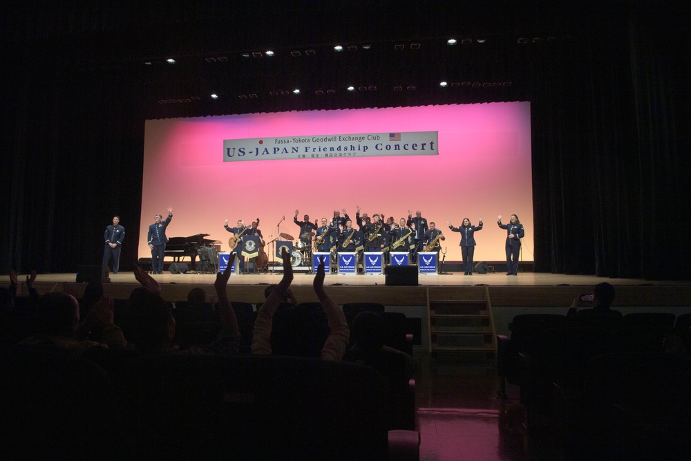 Thrills, Chills, Drills: Fussa City hosts PACAF Band, Drill Team Performances