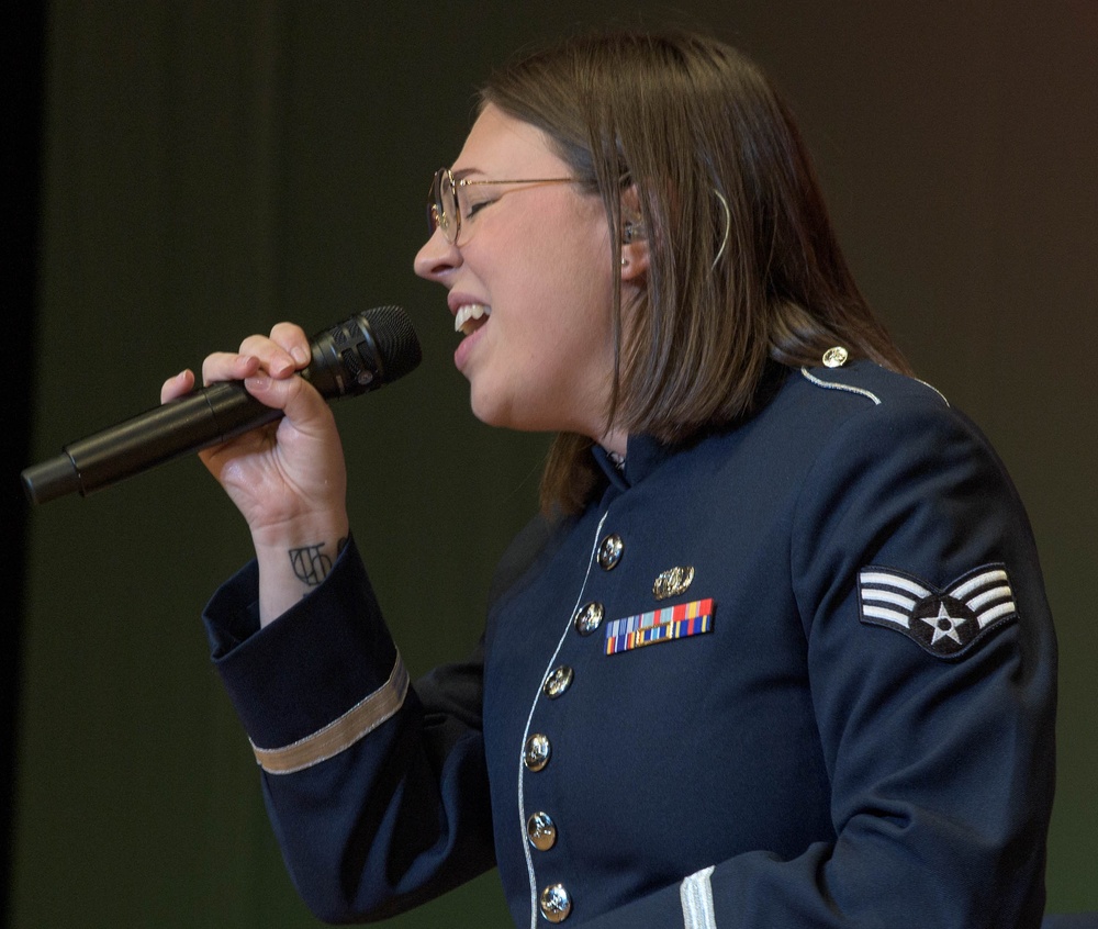 Thrills, Chills, Drills: Fussa City hosts PACAF Band, Drill Team Performances
