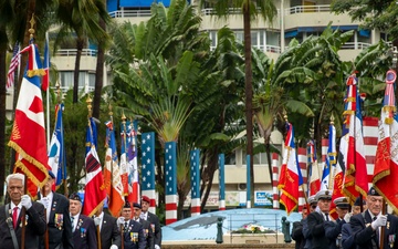 US, French and New Caledonian Leaders Participate in Wreath-Laying Ceremony