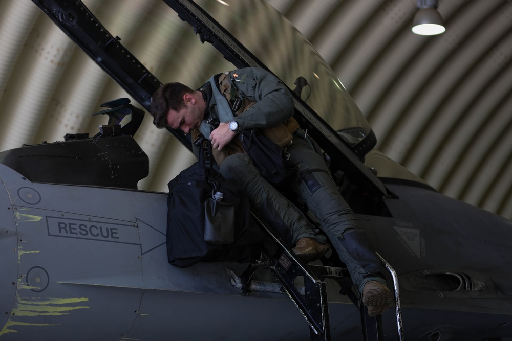 U.S. Air Force fly F-16s in support of Freedom Flag 25-1