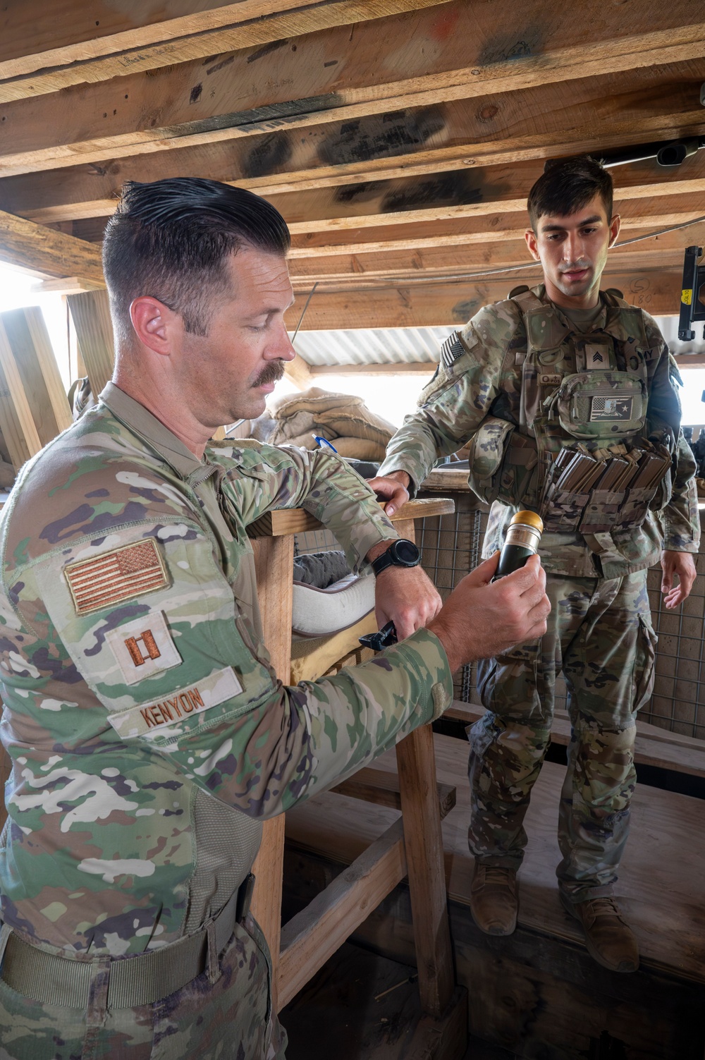 Camp Simba Chaplain visits Army National Guard soldiers as part of weekly outreach initiative
