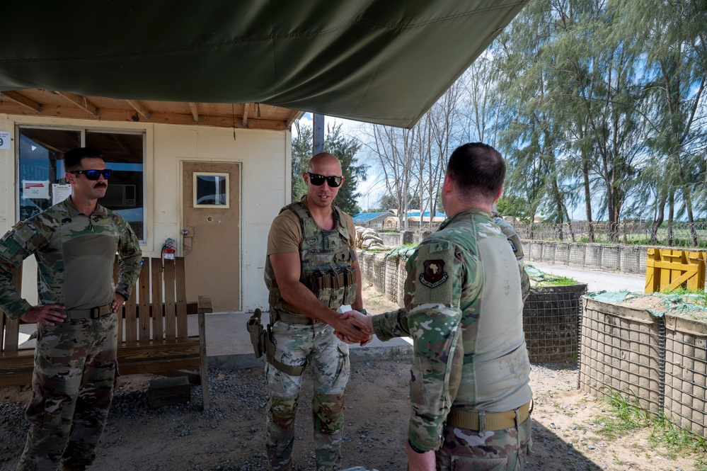Camp Simba Chaplain visits Army National Guard soldiers as part of weekly outreach initiative