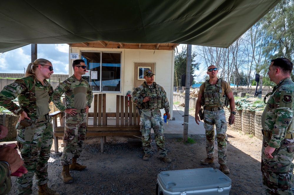 Camp Simba Chaplain visits Army National Guard soldiers as part of weekly outreach initiative