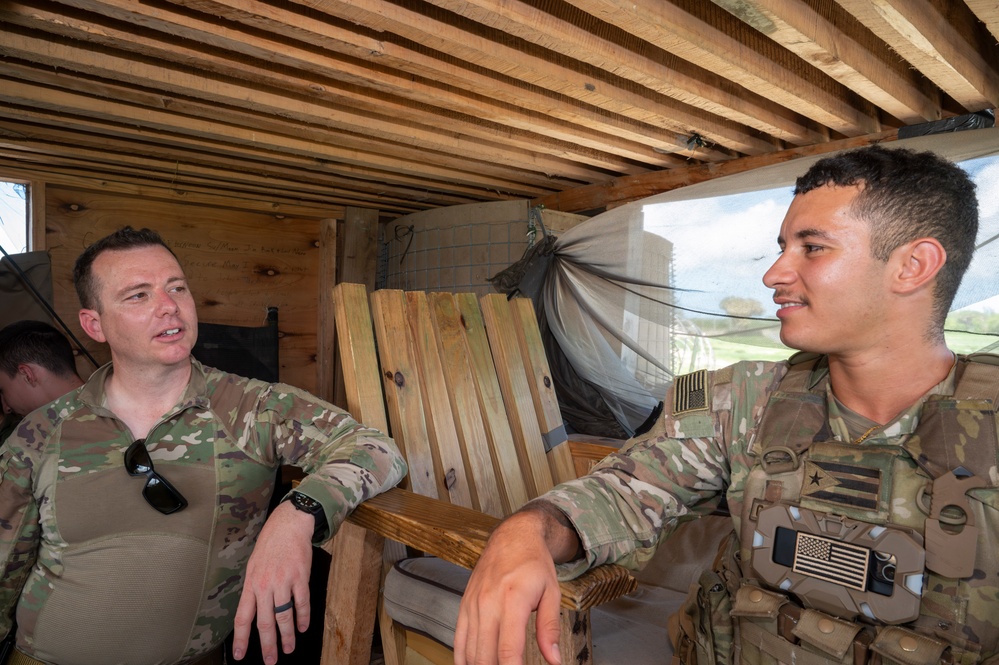 Camp Simba Chaplain visits Army National Guard soldiers as part of weekly outreach initiative