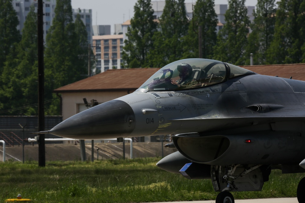 U.S. Air Force fly F-16s in support of Freedom Flag 25-1
