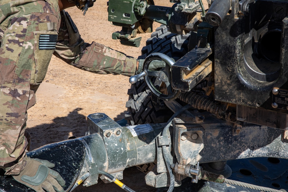173rd IBCT executes artillery live-fire training during African Lion 2025